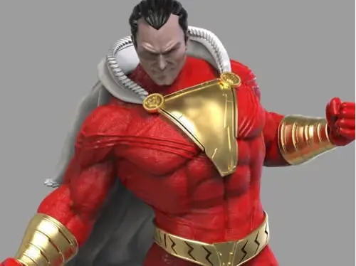 Dc Shazam - Cfd Stl Obj Para Impresión 3d