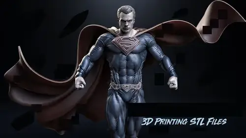 Dc Superman Malix Archivos Stl Obj Impresión 3d