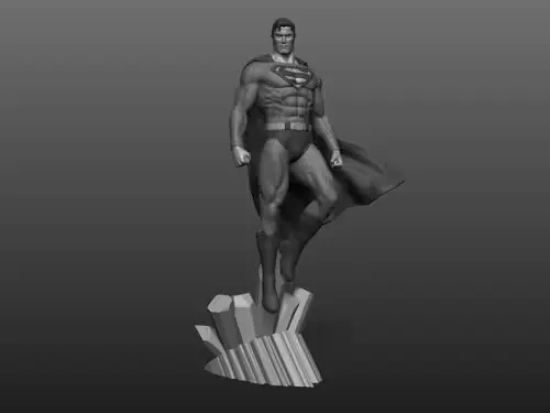 Dc Superman Statue 3d Model Gpl Archivos Stl Impresion 3d