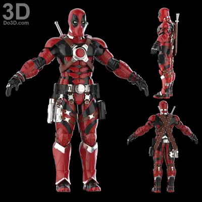Deadpool Armor Archivo STL Impresión 3D