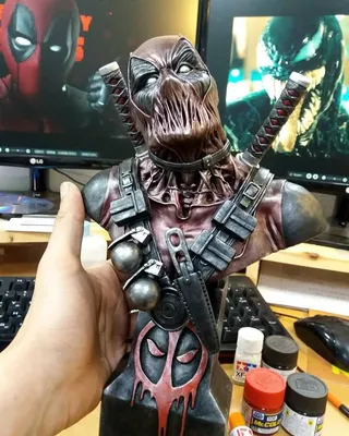 Deadpool Bust Archivo STL Impresión 3D