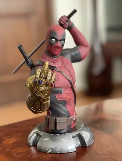 Deadpool Busto 10 Archivo Stl Para Impresion 3D