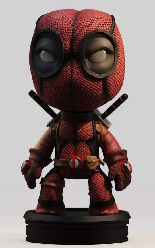 Deadpool Little Big Planet Daniel Thredson Art Archivo STL Impresión 3D