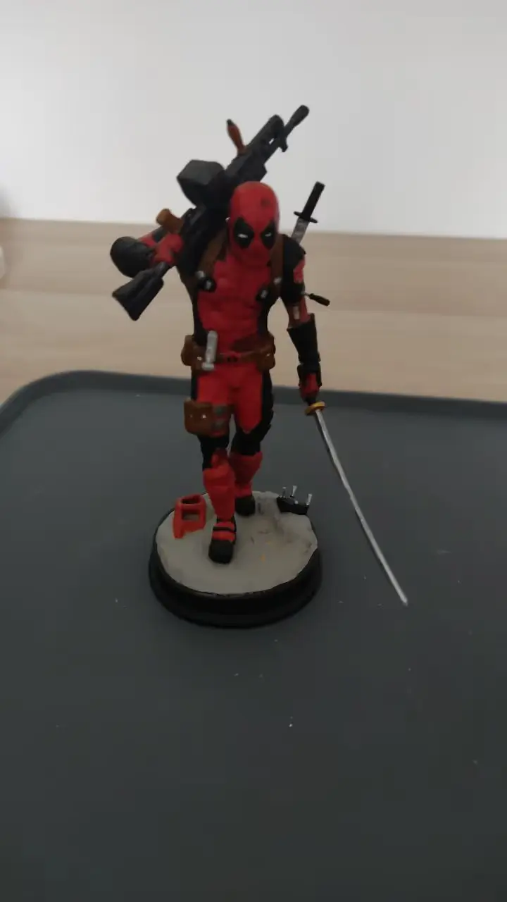 Deadpool Rifle Archivo Stl Obj Para Impresion 3D