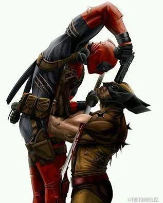 Deadpool vs Wolverine Archivo STL Impresión 3D