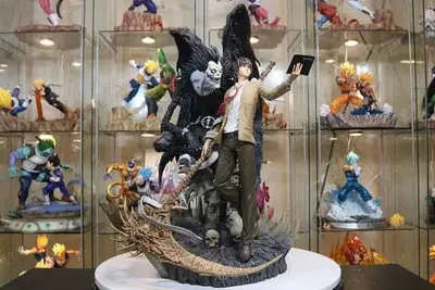 Death Note Diorama Archivo STL OBJ para Impresion 3D