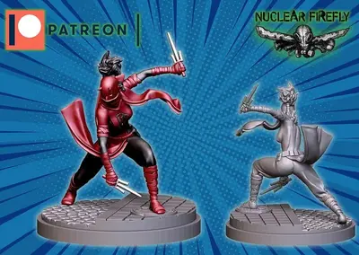 Devil Ninja Archivo Stl Para Impresion 3D