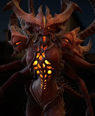 Diablo Staue Archivo STL Impresión 3D