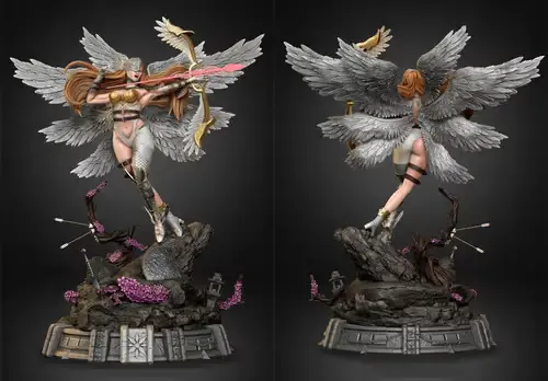 Digimon Angewomon Arrow Archivo Stl Para Impresión 3d