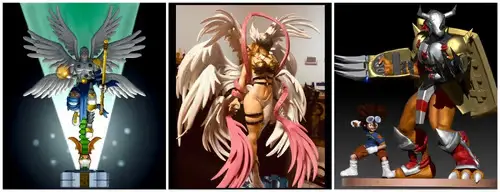 Digimon Pack X 3 Archivo Stl Para Impresión 3d