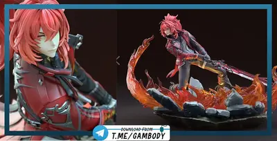 Diluc Archivo STL OBJ para Impresion 3D