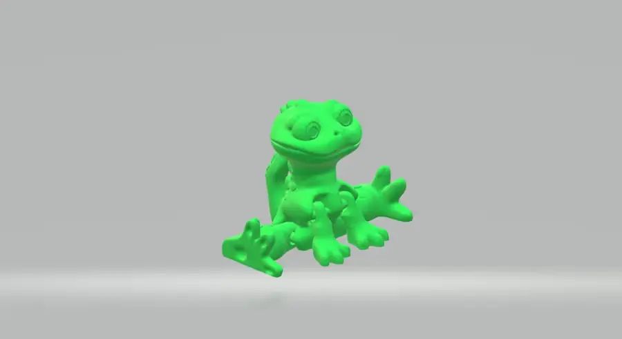 Dino Flexi Lizard Archivo Stl Obj Para Impresion 3D