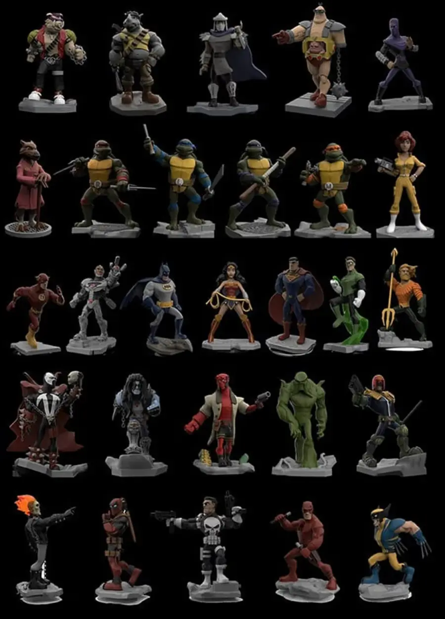 Disney Infinit Pack Archivo Stl Para Impresion 3D