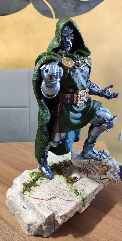 Doctor Doom Archivo Stl Para Impresion 3D