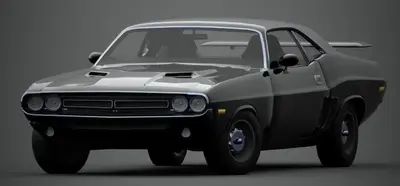 Dodge Challenger Archivo Stl Para Impresion 3D