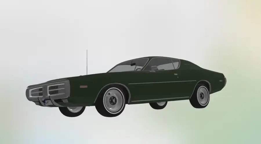 Dodge Charger (Mk3) 1972 Archivo Stl Obj Para Impresion 3D