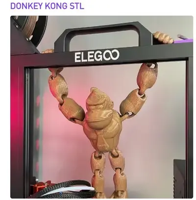 Donkey Kong Archivo Stl Obj Para Impresion 3D