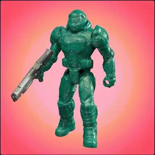 Doom Slayer 2016 Archivo Stl Obj Para Impresion 3D