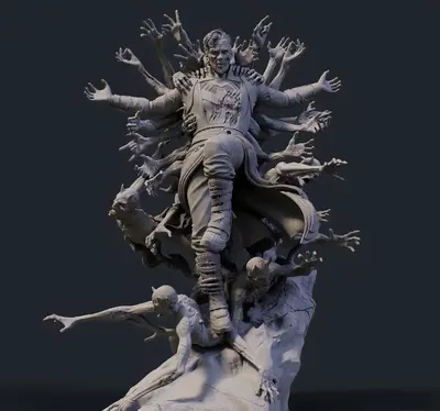 Dr Strange In The Multiverse Archivo Stl Para Impresion 3D