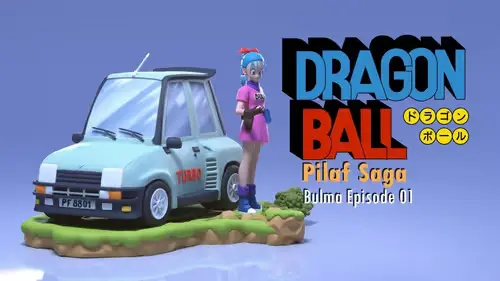 Dragon Ball Bulma Pilaf Saga Archivo Stl Para Impresión 3d