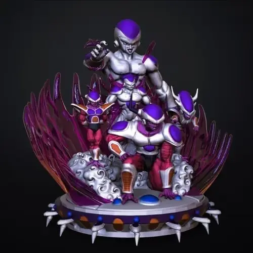 Dragon Ball Freezer Evolucion Archivos Stl Obj Impresion 3d