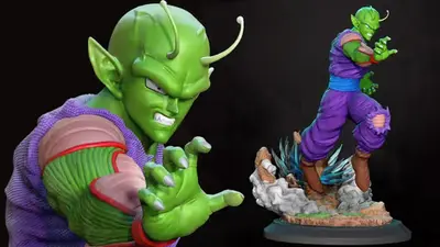 Dragon Ball Piccolo 3dfigureprints Stl Obj Impresión 3d
