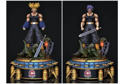 Dragon Ball Trunks Of Future Archivo Stl Para Impresión 3d
