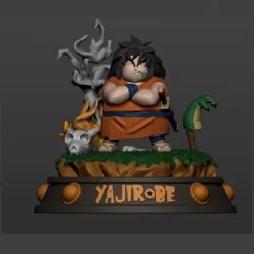 Dragon Ball Yajirobe Stl Obj Impresión 3d