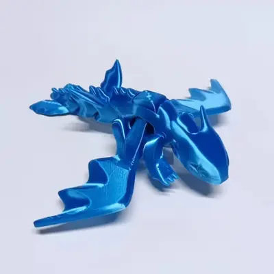 Dragon Chimuelo Articulado Stl Impresión 3d