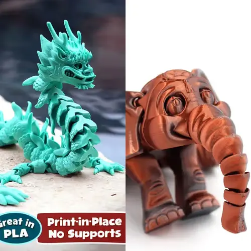 Dragon Imperial Elephant Archivo Stl Para Impresión 3d