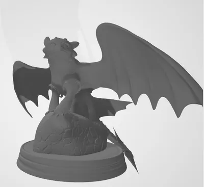 Dragon Toothless Vavoom Archivo STL Impresión 3D