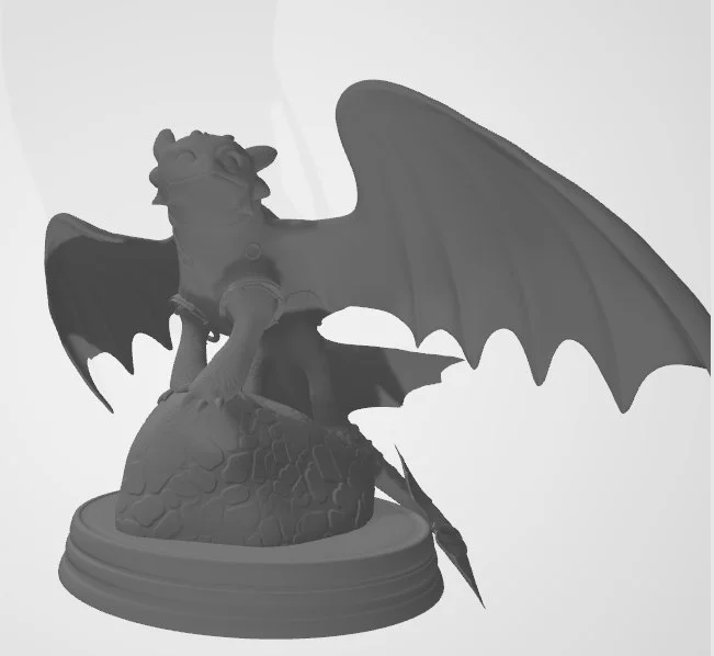 Dragon Toothless Vavoom Archivo STL Impresión 3D