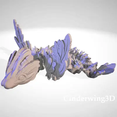 Dragon Trébol Archivo Stl Obj Para Impresion 3D