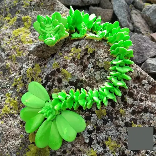 Dragon Trebol Articulado Archivo Stl Para Impresión 3d