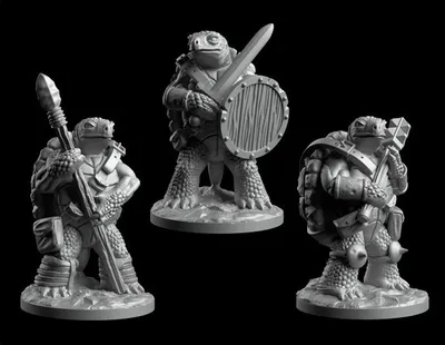 Dragonlock Miniatures Turdle Fighters Archivo STL Impresión 3D