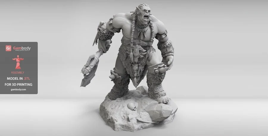 Durotan Gambody Archivo STL Impresión 3D