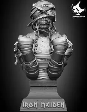 Eddie Iron Maiden Archivo Stl Para Impresion 3D