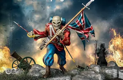 Eddie Soldado Archivo Stl Para Impresion 3D