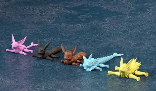 Eevee Evoluciones Articulados Archivo Stl Para Impresión 3d