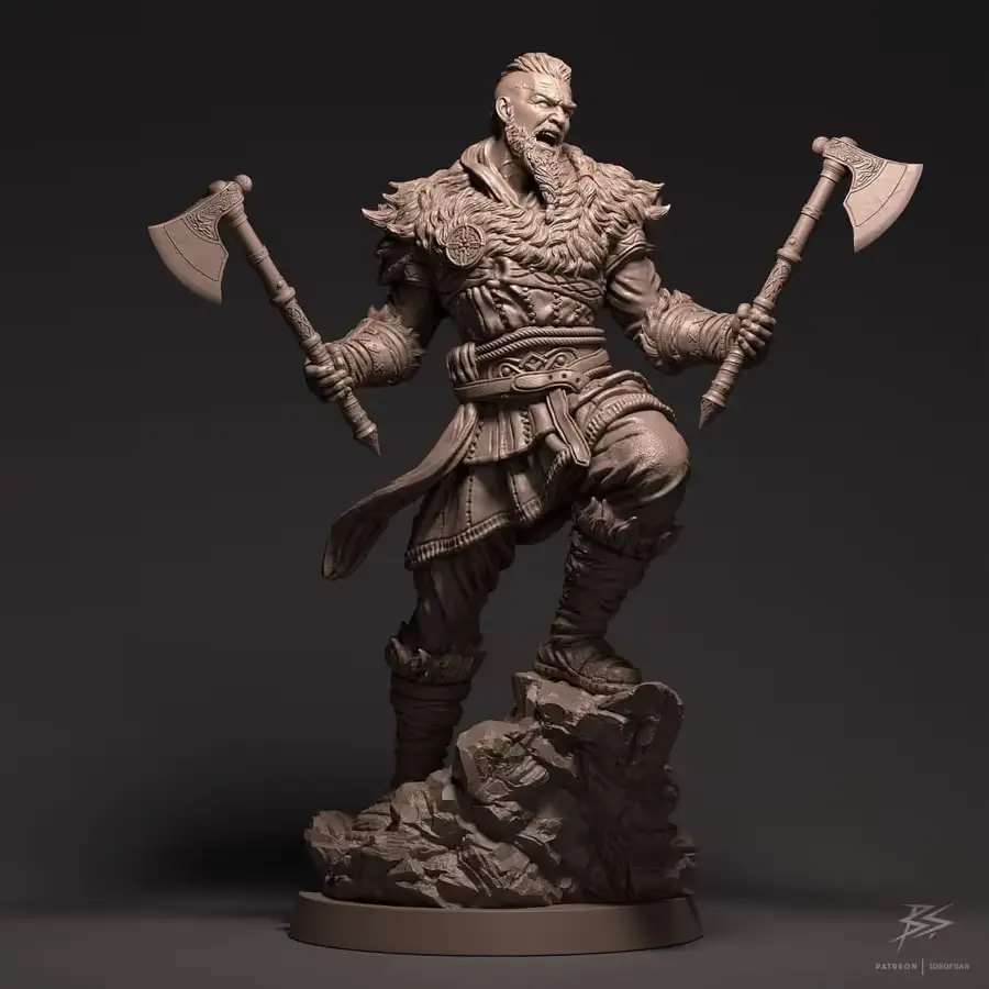 Eivor Archivo Stl Para Impresion 3D