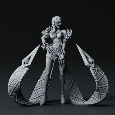 Ekko League Of Legends Archivo Stl Para Impresion 3D