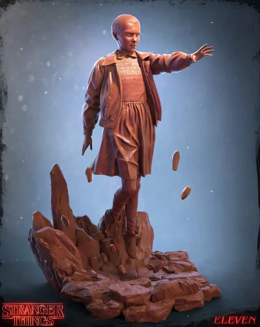 Eleven Stranger Thing Archivo Stl Para Impresion 3D