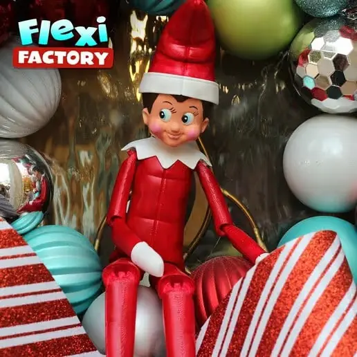 Elfo Lindo Flexi Archivo Stl Obj Para Impresion 3D