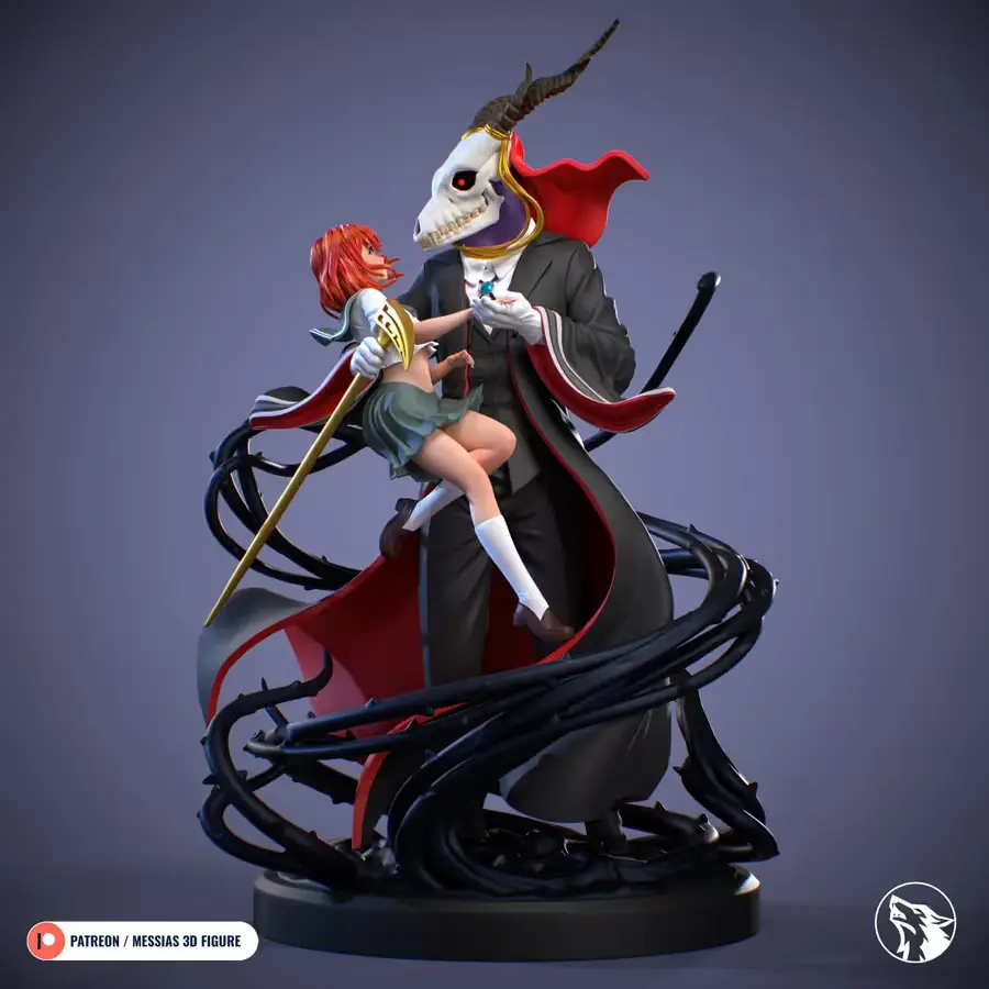 Elias Y Chise Archivo Stl Para Impresion 3D