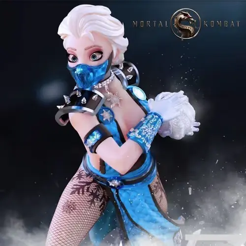 Elsa Sub-zero Cults Archivos Stl Impresión 3d