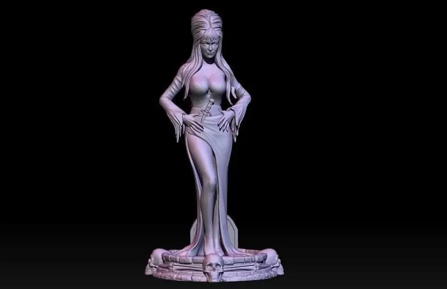 Elvira Archivo Stl Para Impresion 3D