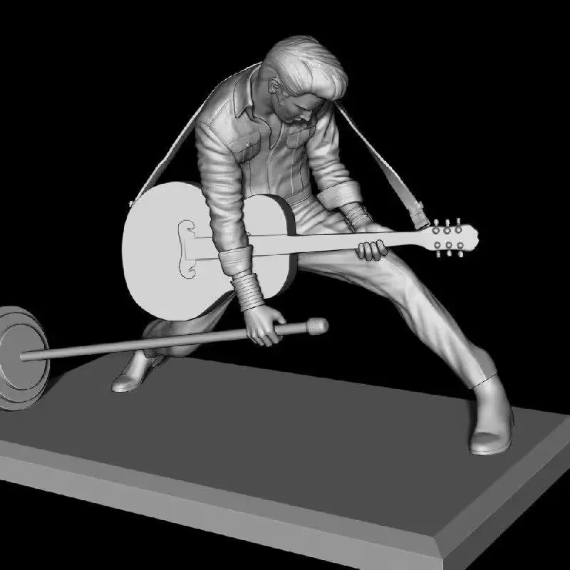 Elvis Presley Archivo Stl Para Impresion 3D