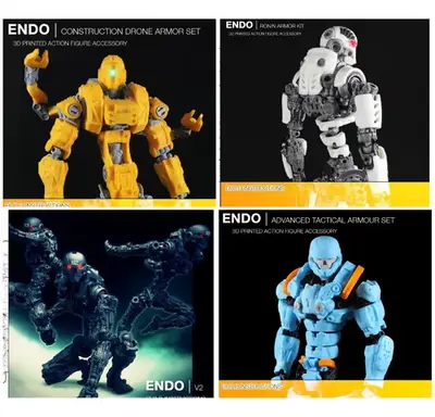 Endo Toyforge + Upgrades Archivo Stl Para Impresión 3d