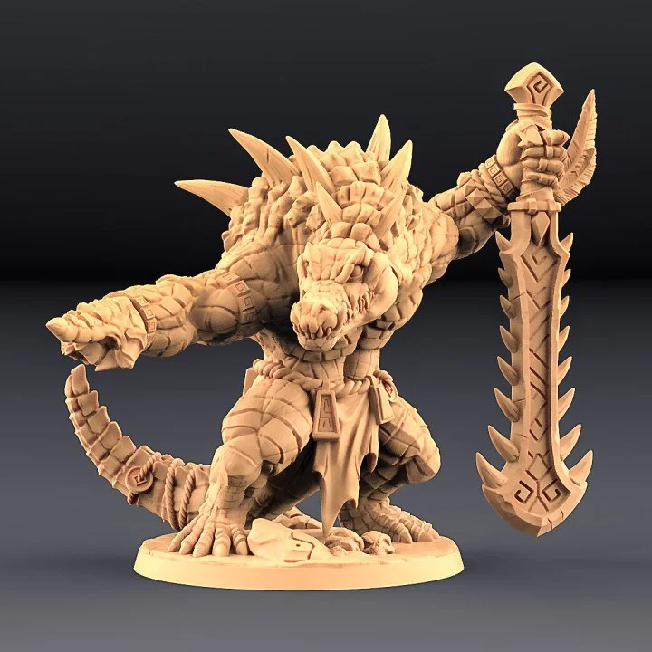 Epic Boss Zantharot Lizard Champion Archivo STL Impresión 3D