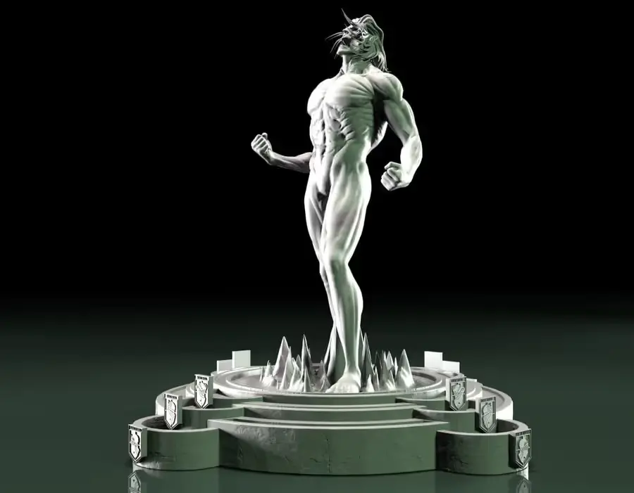 Eren Walls Shingeki No Kyojin Archivo Stl Para Impresion 3D